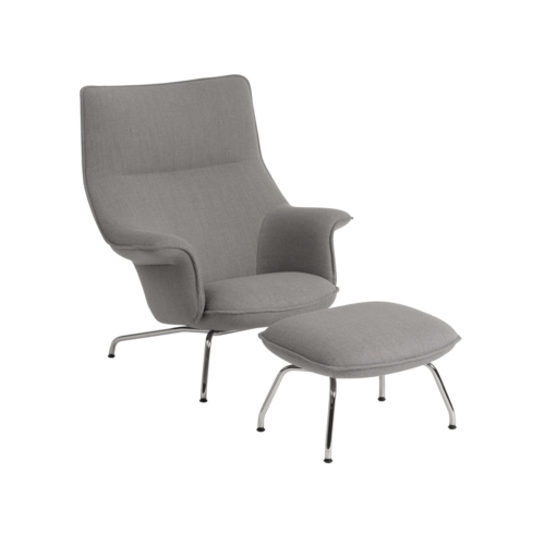 Doze Lounge Chair & Ottoman by Muuto