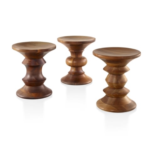 Eames Walnut Stool - 0