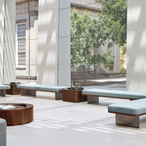Elevation Bench & Ottoman - 2