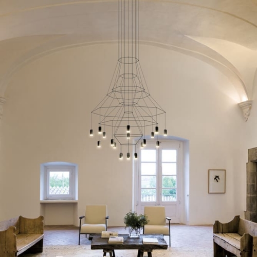 Wireflow Chandelier by Vibia