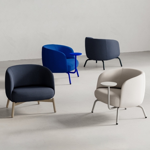 Nest Club Chair - Metal Base - 0