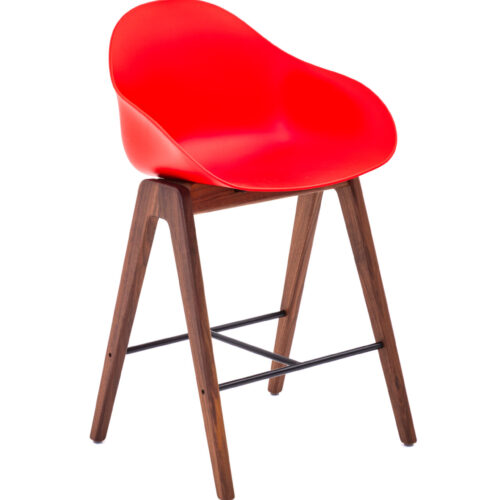 Ruby Wood Barstool - 0