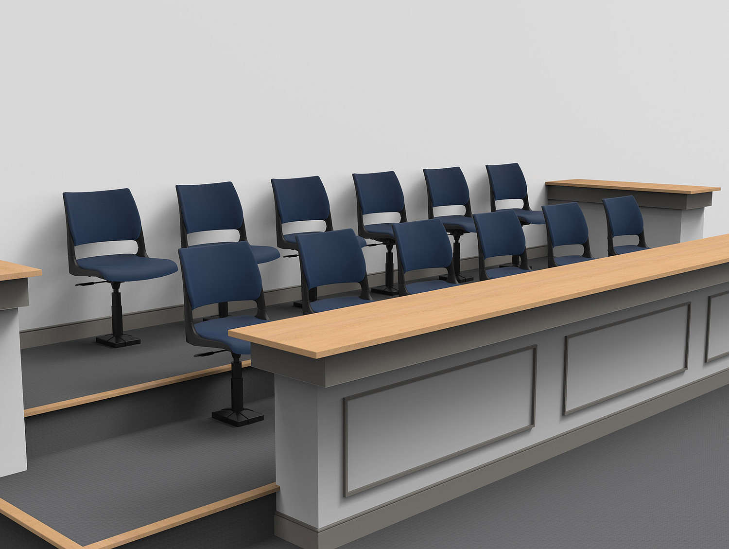 Jury Base Fixed Seating - 6