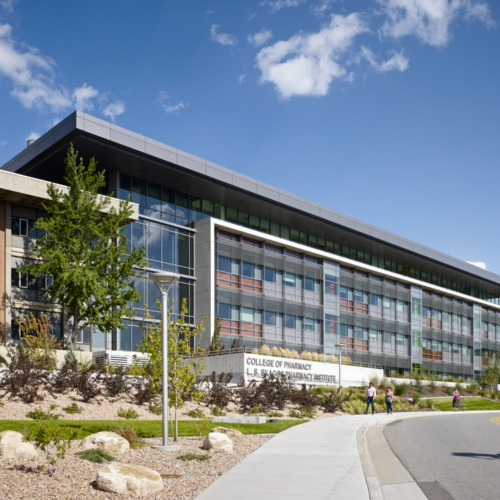 recent University of Utah L.S. Skaggs Pharmacy Research Building education design projects