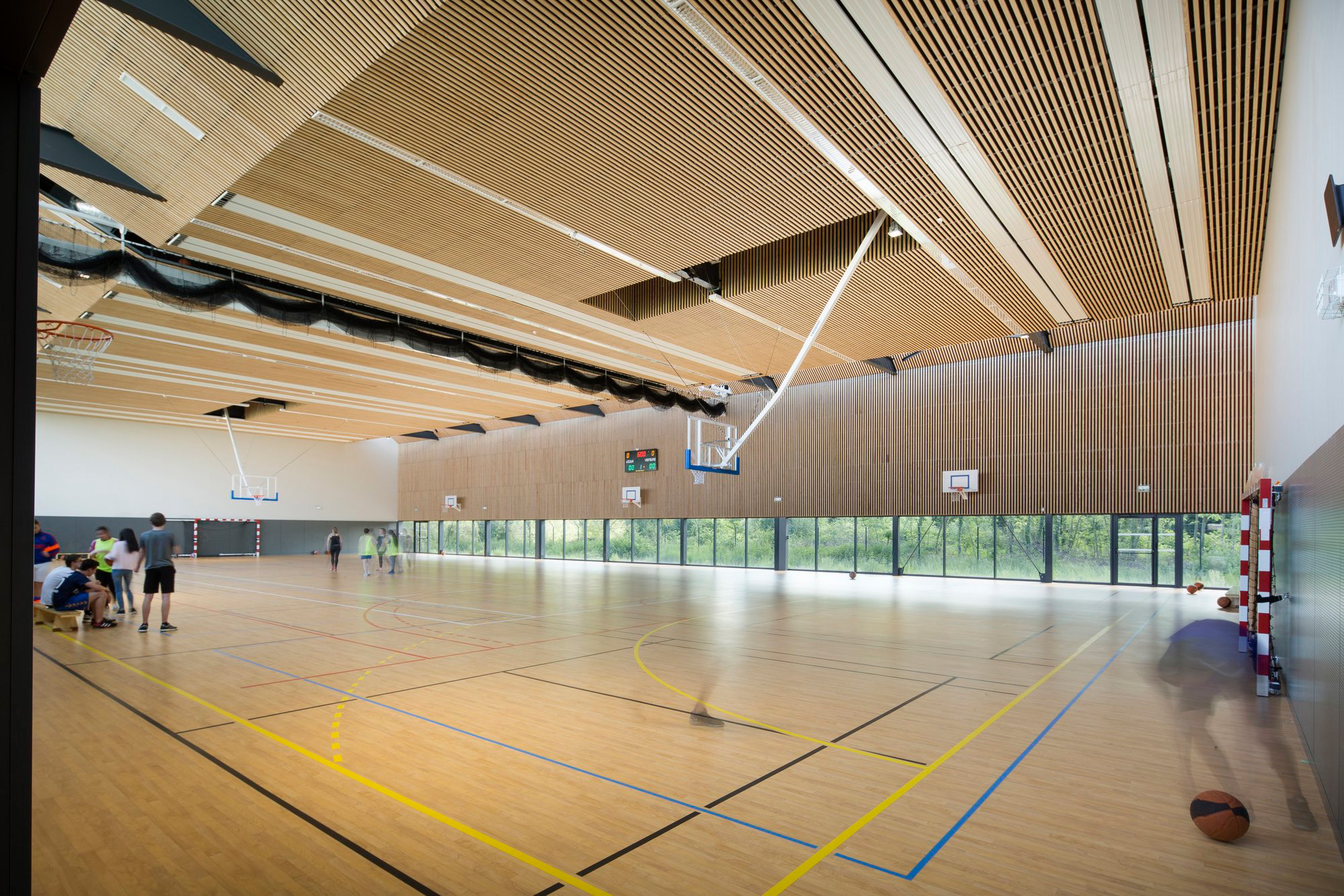 Gymnasium of the Louis de Cormontaigne High School - Education Snapshots