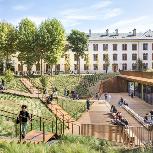 recent University of Law-Paris I – Modernisation of the Lourcine Barracks education design projects