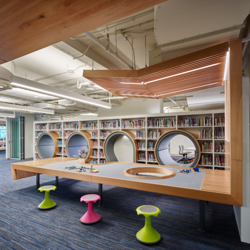 recent Francis W. Parker School Kovler Family Library education design projects