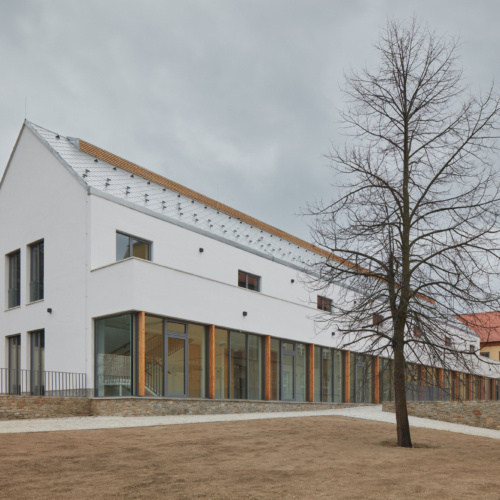 recent Extension of the Catholic Gymnasium in Třebíč education design projects