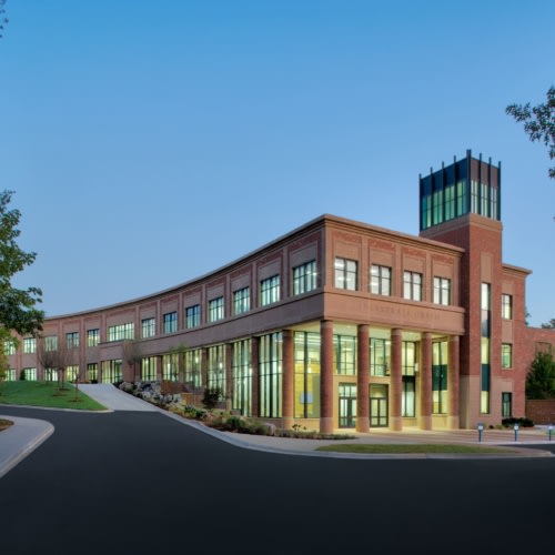 recent Charlotte Latin Central Administration & Upper School Classroom Building education design projects