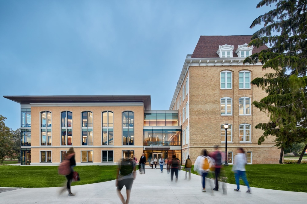 Lake Forest College Brown Hall Academic Building Education Snapshots