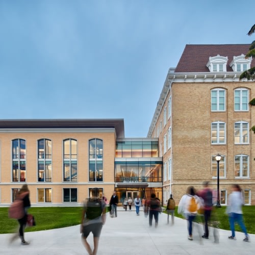 recent Lake Forest College – Brown Hall Academic Building education design projects