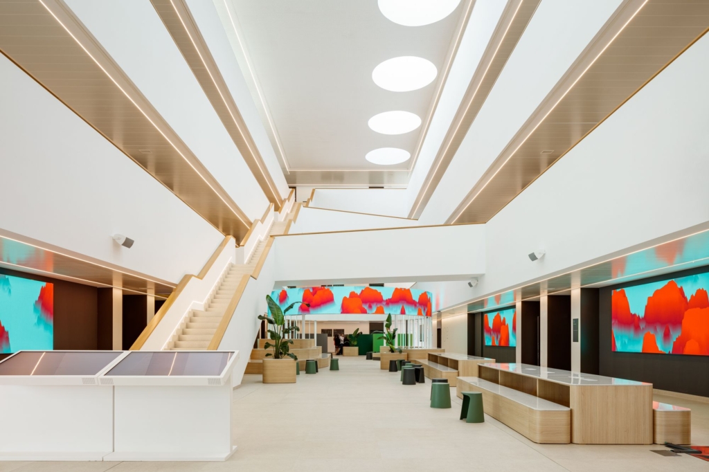 Atrium of Entertainment Science Campus in Madrid - Education Snapshots