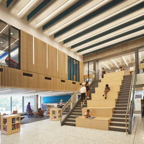 recent York Woods Library & Theatre education design projects