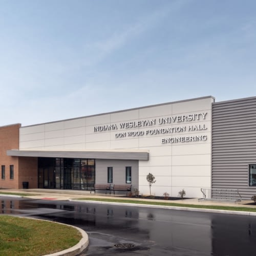 recent Indiana Wesleyan University – Don Wood Hall for Engineering education design projects