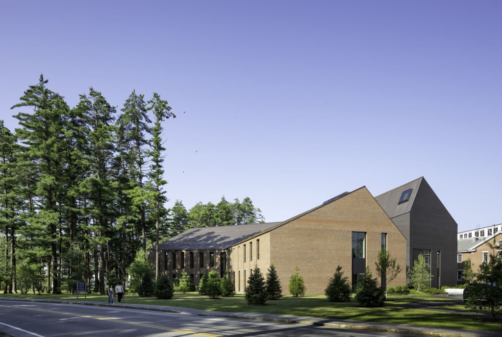 Bowdoin College Barry Mills Hall and the John and Lile Gibbons Center