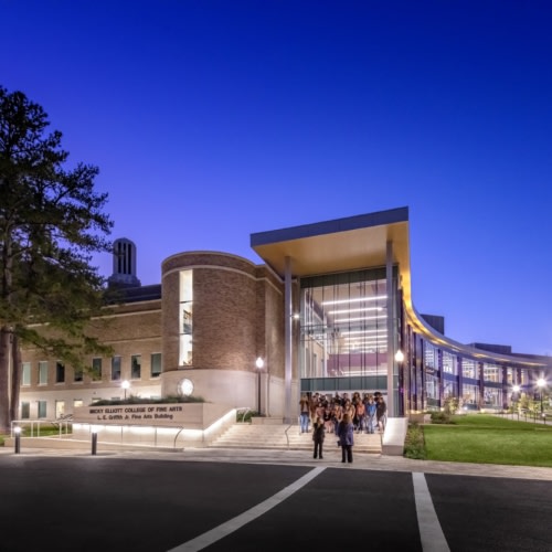 recent Stephen F. Austin State University – Micky Elliott College of Fine Arts education design projects
