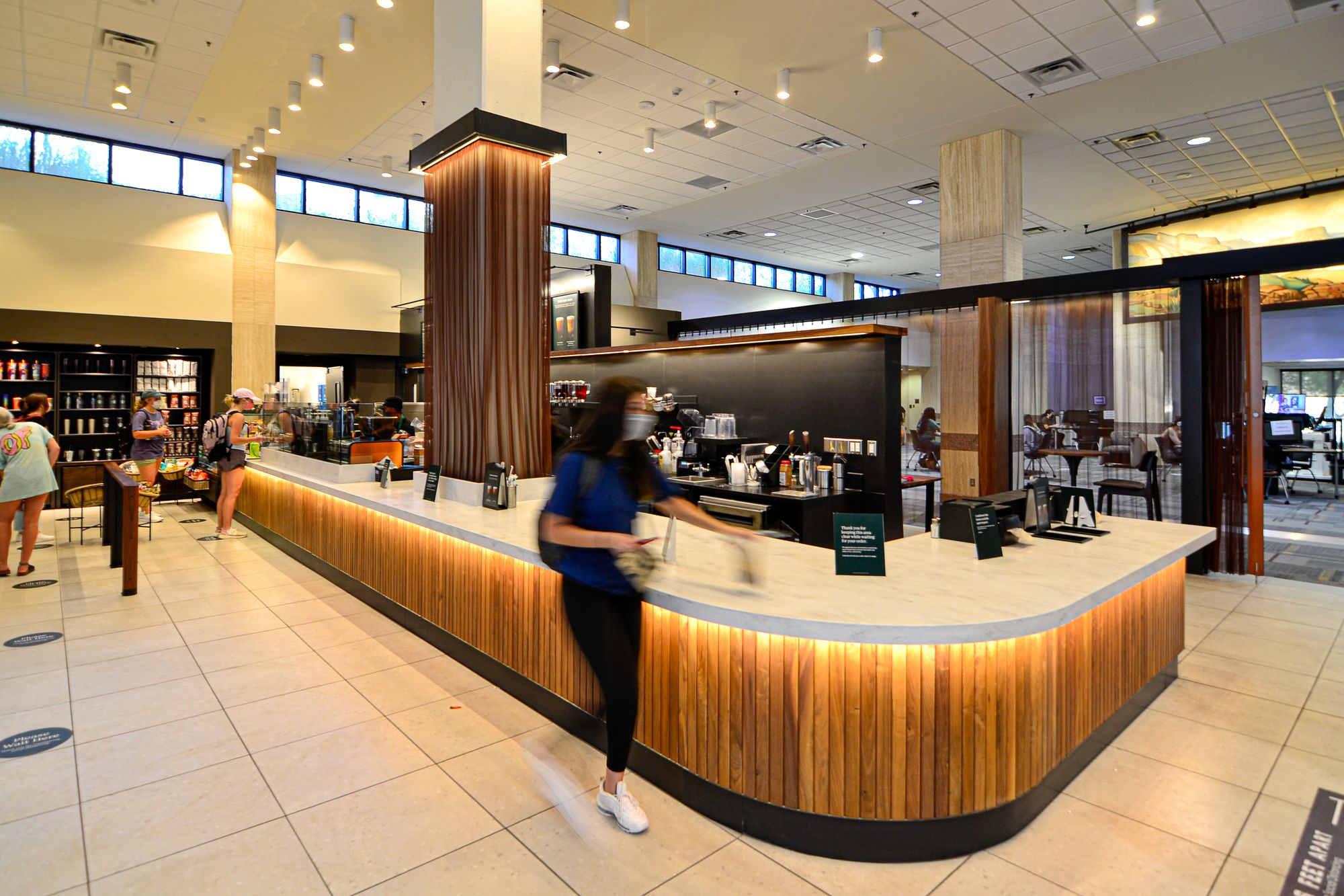 Texas State University Alkek Library Starbucks Cafe Education Snapshots