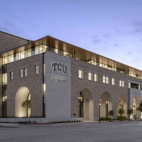 recent Texas Christian University – Arnold Hall Anne Burnett Marion School of Medicine education design projects