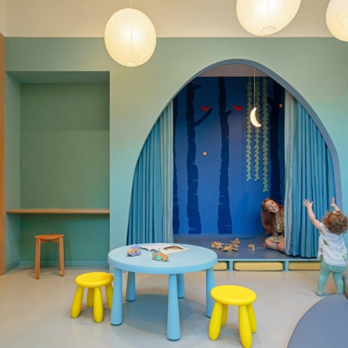 recent Dragon Creche at the International School of Beijing education design projects