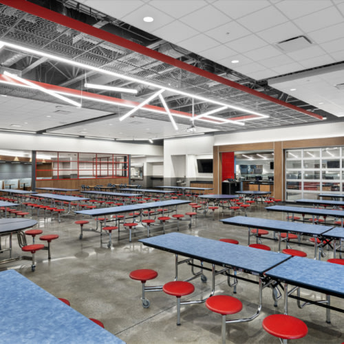 recent Wayne High School and New Tech Academy – Dining education design projects