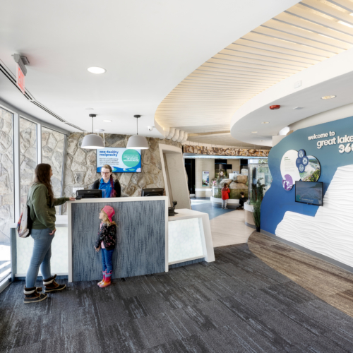 recent Aquarium of Niagara Great Lakes 360 education design projects